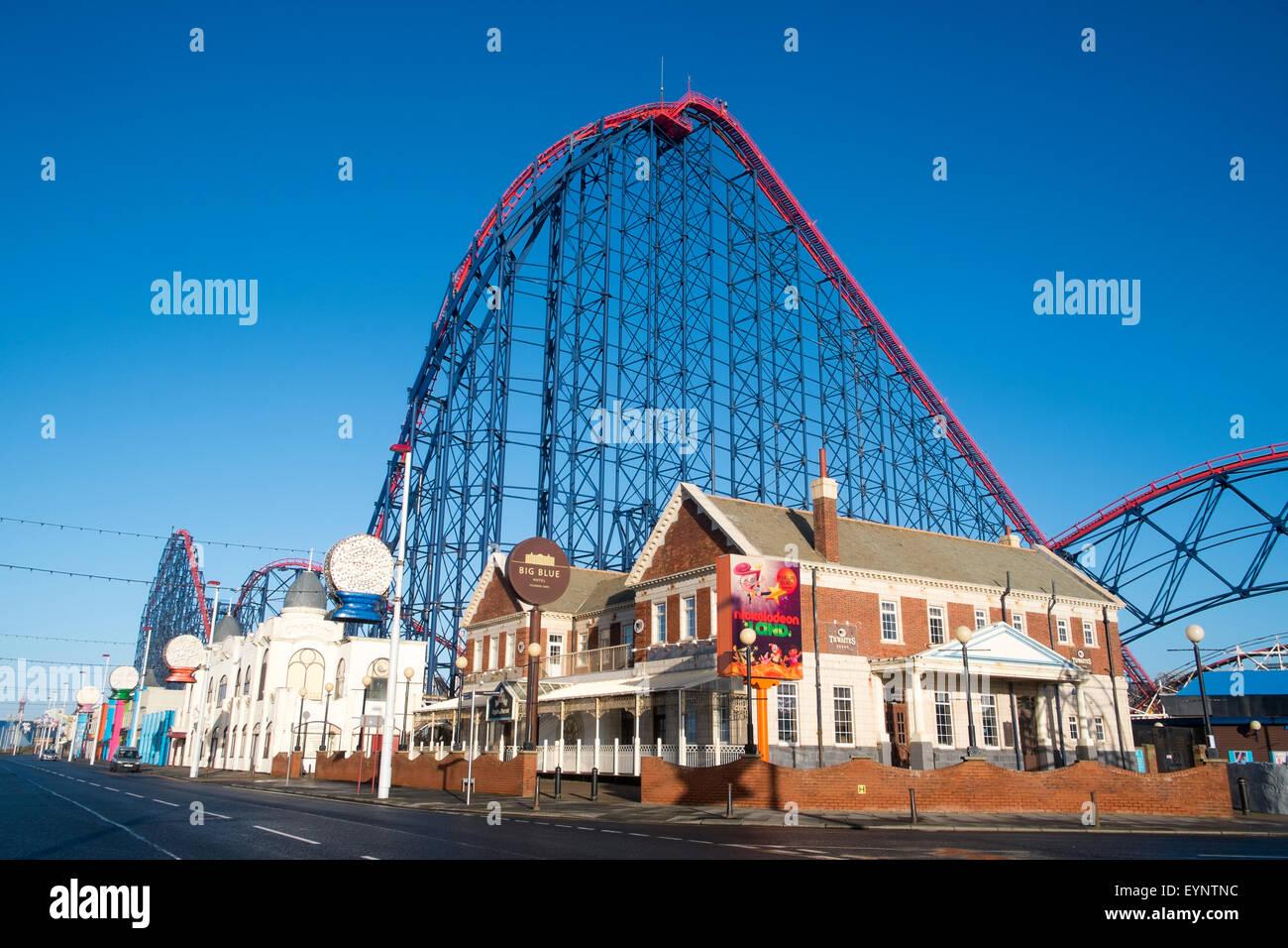 big dipper big one thrill ride at <b>Blackpool pleasure beach holiday</b> ...